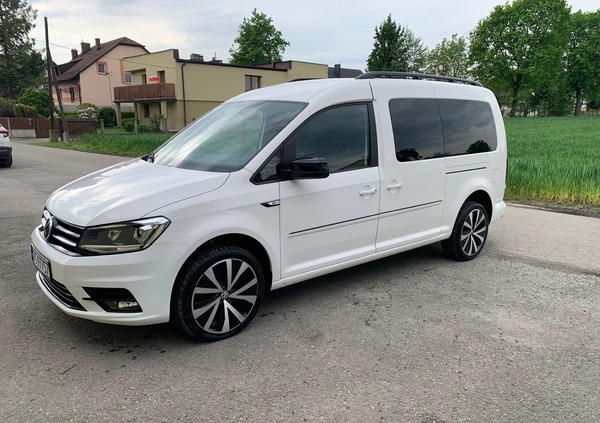 Volkswagen Caddy cena 76000 przebieg: 130452, rok produkcji 2018 z Pszczyna małe 466